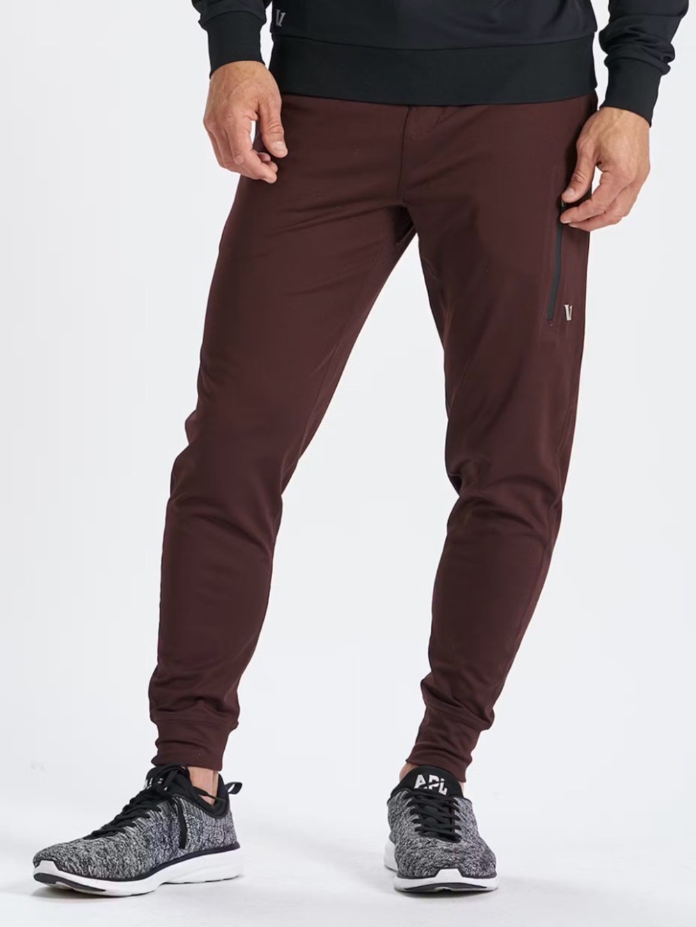 Vuori Sunday Performance Jogger Men’s Small Burgundy Wine 28” Athletic Pants